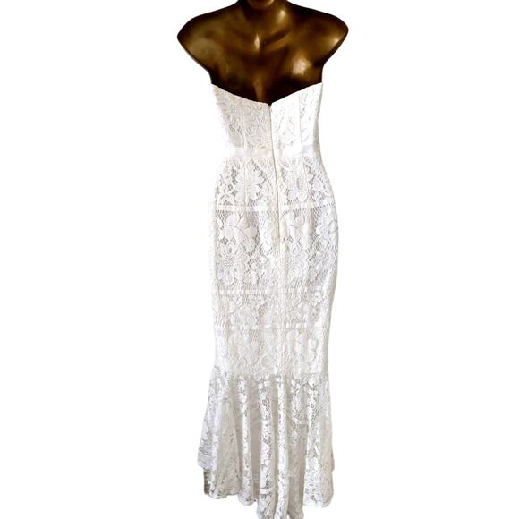 NWT Sz XXS-6 JARLO of London CLEO Lace Maxi dress Bridal Prom Formal - Picture 2 of 13